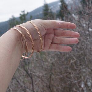 Vintage 90s Copper Bangles
